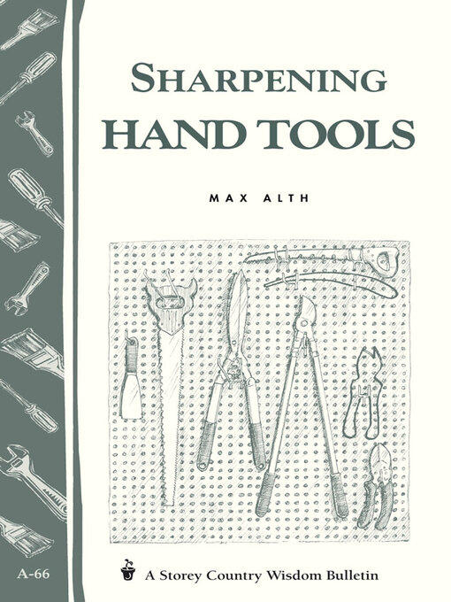Title details for Sharpening Hand Tools by Max Alth - Available